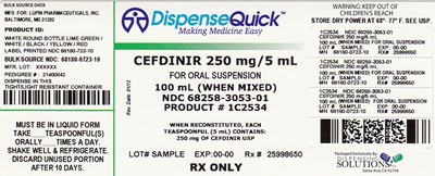 Ndc 68258-3053-01 (Ndc 68258 3053 01        Lupin)